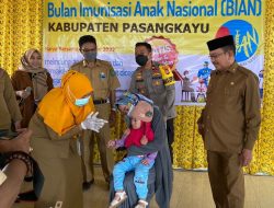 Pemkab Pasangkayu Launching Bulan Imunisasi Anak Nasional