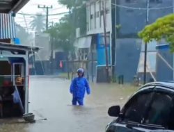 Belum Sejam Hujan Mengguyur, Beberapa Kawasan di Mamuju Banjir Lagi