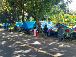 Takut Pulang, Puluhan Warga di Majene Masih Bertahan di Tenda Pengungsian