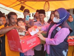 Sutinah Distribusikan Bantuan ke Korban Gempa, Puji Warga Bangun Kampung Pengungsian