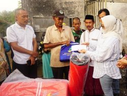 Rumahnya Jadi Arang, Istrinya Menderita Luka Bakar, Sutinah Beri Bantuan untuk Nurdin