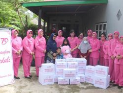 Bhayangkari Sulbar Santuni Anak Yatim Korban Gempa