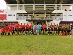 PT AAL Bersama TNI, Polri dan Wartawan Ikuti Friendly Match