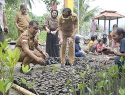 Tinjau Pembibitan Mangrove, Akmal: Edukasi Siswa Mencintai Lingkungan