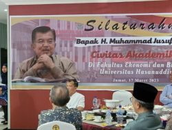 Jusuf Kalla Silaturahmi di Unhas, Rektor Hadiri Agenda Lain