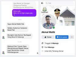 Muncul Akun FB Atasnamakan Penjabat Gubernur Sulbar, Akmal Malik Tegaskan Itu Palsu