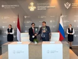 Indonesia dan Rusia Tandatangani Nota Kesepahaman Kerjasama di Bidang Hukum