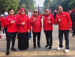 Agus Boyong Ketua PDIP se-Sulbar di Puncak Peringatan Bulan Bung Karno, AIM Juga Ikut