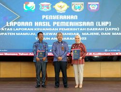 LHP Keuangan Pemkab Mamuju Raih Opini WTP dari BPK