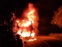 Bus Litha Rute Mamuju-Makassar Terbakar, Begini Kondisi Penumpang