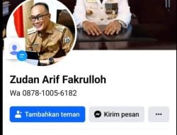 Nama Penjabat Gubernur Sulbar Dicatut Akun Palsu di Facebook