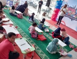 Puluhan Anak Ikut Kompetisi 17 th Toyota Dream Car Art Contest di Kalla Toyota Mamuju