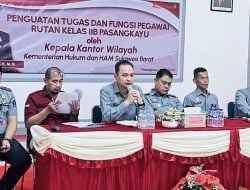 Kakanwil Kemenkumham Lakukan Penguatan Tugas di Rutan Pasangkayu