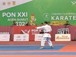 Karateka Sulbar Takluk dari Juara Asean asal Jateng