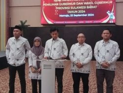 KPU Tetapkan 996.542 Orang Punya Hak Pilih di Pilgub Sulbar