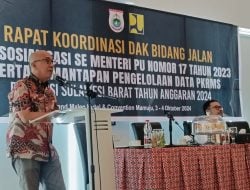 PUPR Sulbar Sinkronisasikan Data Pembangunan Infrastruktur Jalan