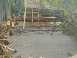 Jembatan Tommo Patah Dihantam Banjir, PUPR Sulbar Siapkan Penanganan