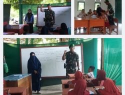 Brigjen Hartono Beri Fasilitas Murid SD Inpres Rangas di Makorem 142/Tatag