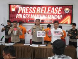 Polres Mateng Ungkap Jaringan Narkoba, Tangkap 4 Tersangka dan Sita 18,96 Gram Sabu