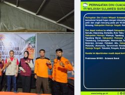 BPBD Sulbar Siaga Hadapi Potensi Cuaca Ekstrem