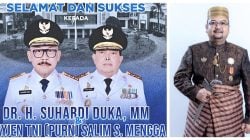 Gubernur dan Wagub Sulbar serta Maradika Mamuju, PYM Andi Bau Akram DAI