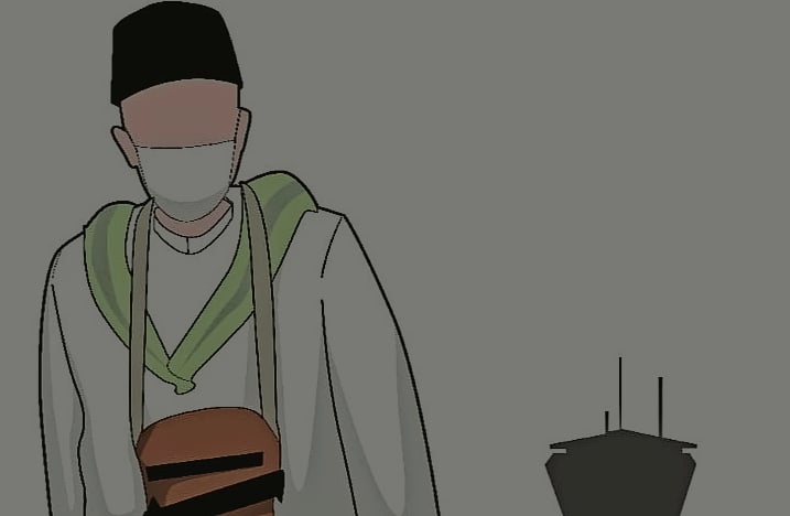 Ilustrasi haji.