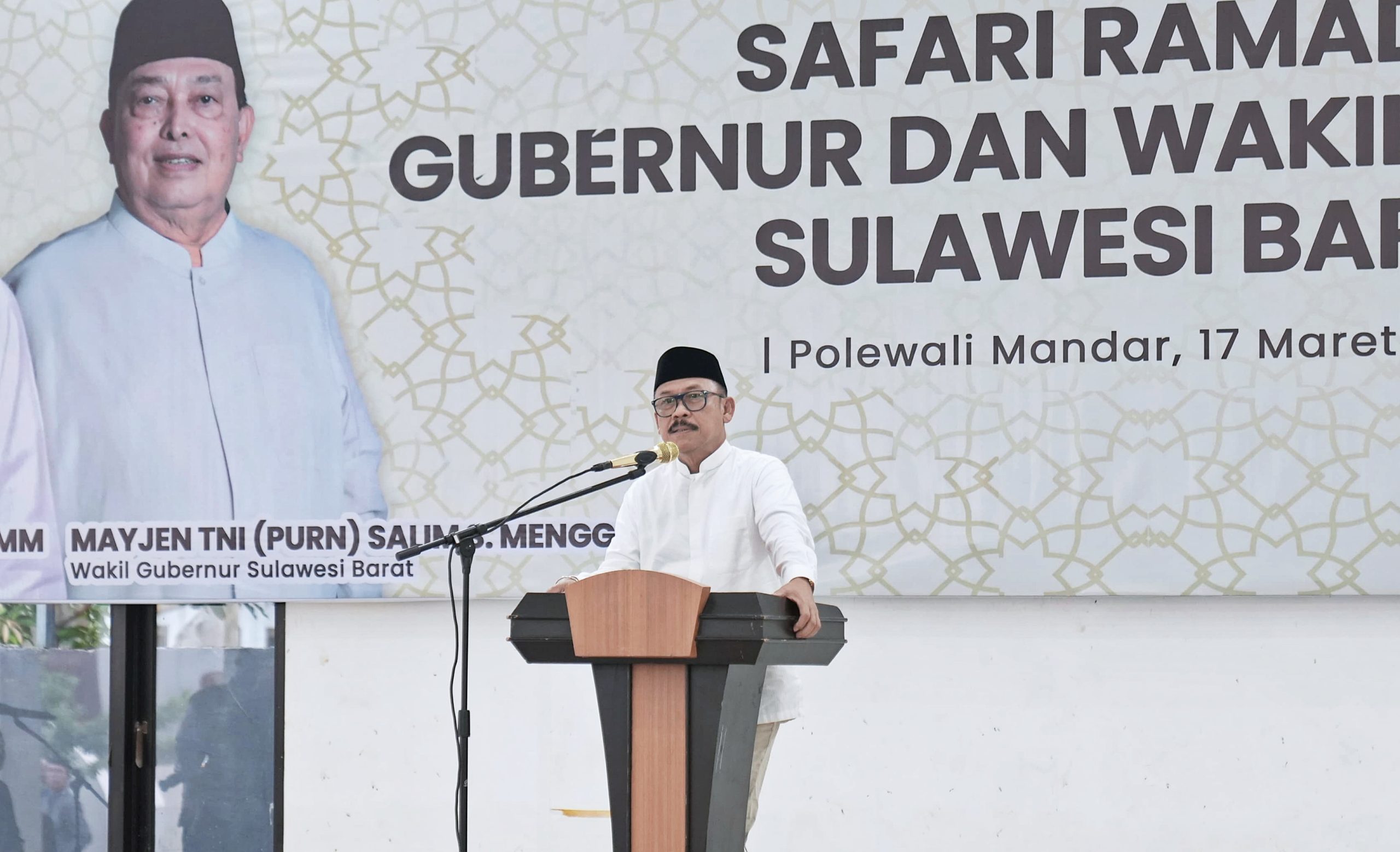 Gubernur Sulbar, Suhardi Duka di Kabupaten Polewali Mandar.