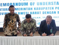 Dorong Kompetensi Tenaga Kerja, Bupati Polman Tandatangani MoU dengan BBPVP Makassar