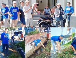 Manfaatkan Waktu Libur, Komunitas Simpang Lima Gelar Aksi Gotong-royong