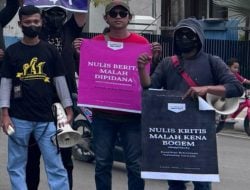 AJI Mandar Bersama Organisasi Profesi Jurnalis di Sulbar Serukan Pentingnya Menghormati Kebebasan Pers