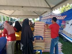 3,5 Ton Beras Habis Terjual di Pasar Murah Pemprov Sulbar